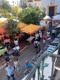 Fantastic restaurant below