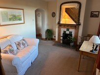 The reception area
