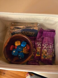 Basket of goodies they left for us! ❤️