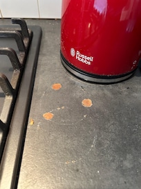 Holes in the kitchen countertop