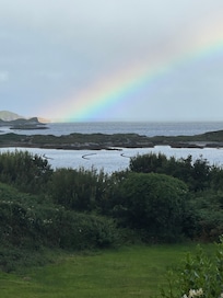Morning view captured a rainbow