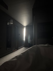 Broken curtain would not close fully