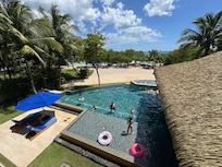 Pool from the upper deck.