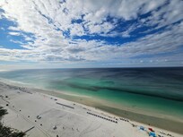 Beautiful views from balcony.
