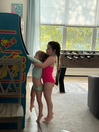 The arcade game was a hit with everyone!