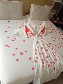 Decorated the bed a big surprise