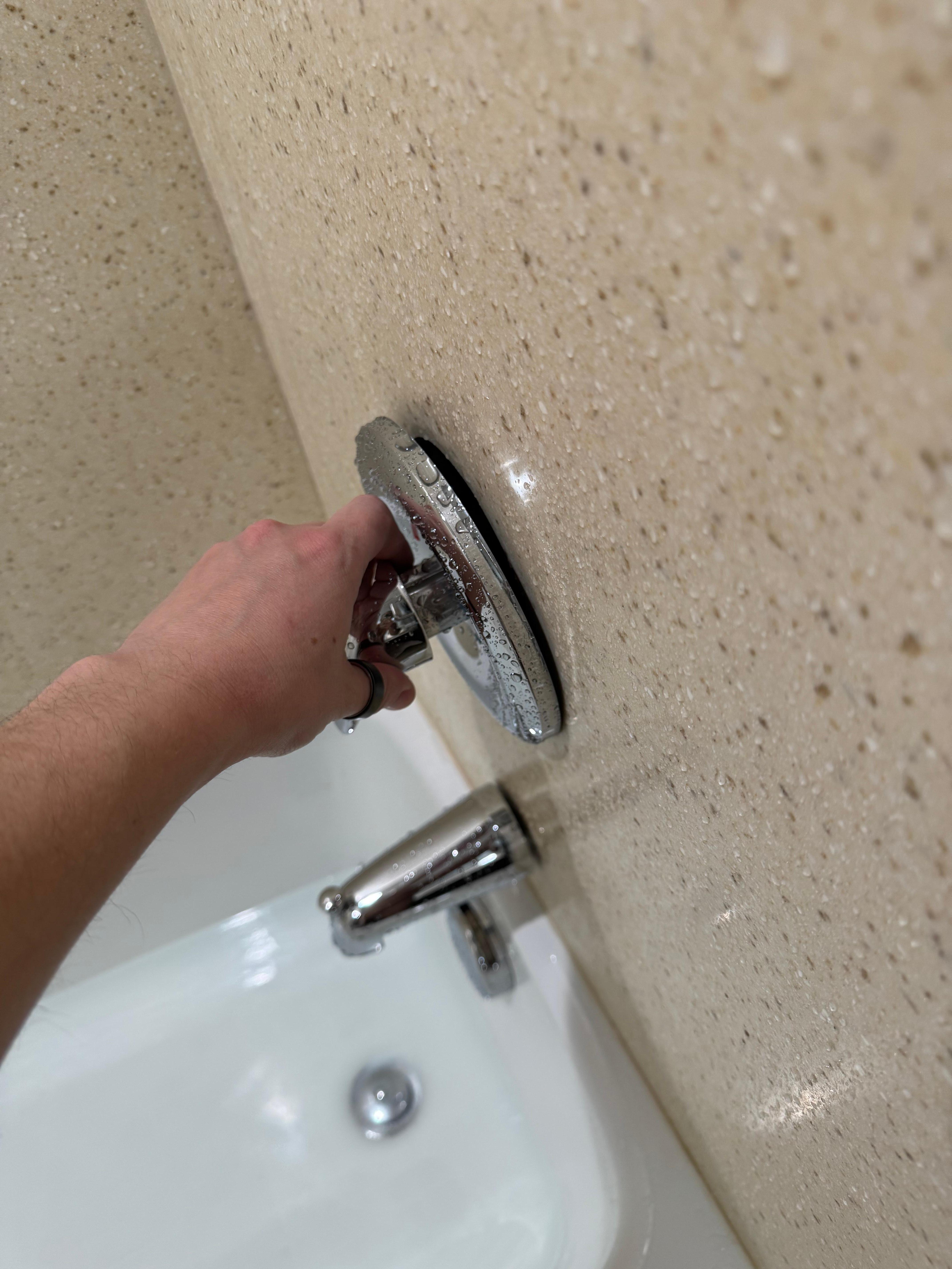 Shower pulling out of wall