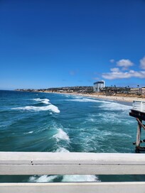 Pacific Beach, one of the places recommended by our host!