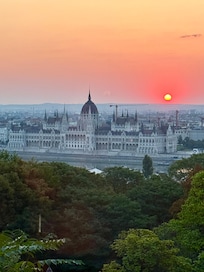Waking up to sunrise over Budapest!