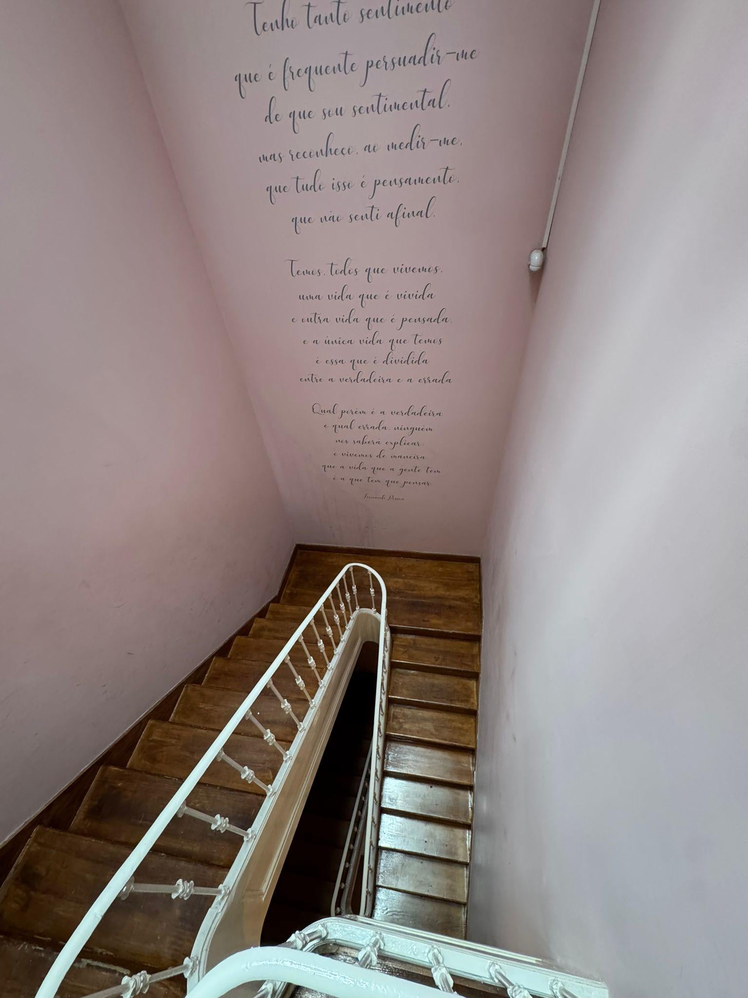 Staircase up to the apartment