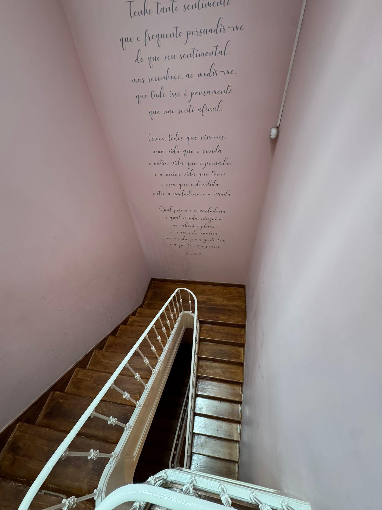 Staircase up to the apartment