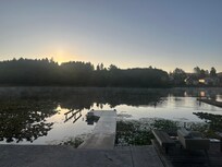 Morning at the lake!