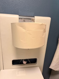 Lamp shade was damaged.