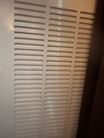 Dust in the room register