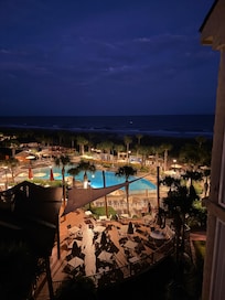 View at night from room 580