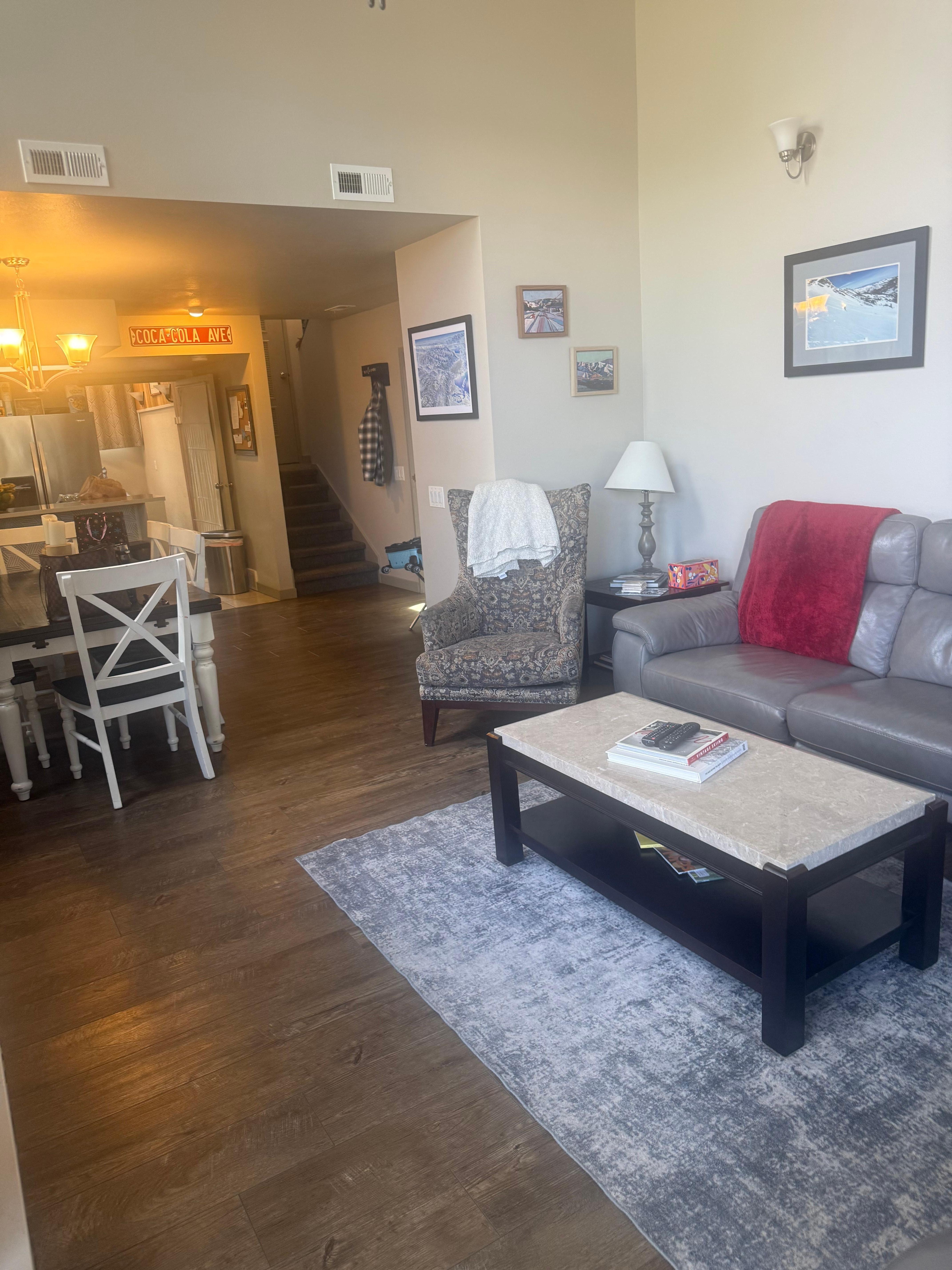 Living room with ample seating