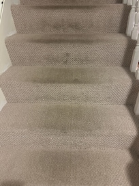 Stairs going to bedrooms