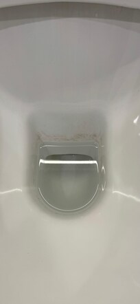 Toilet definitely not cleaned between stays!!! (In a long time)
