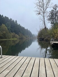 View from dock looking west