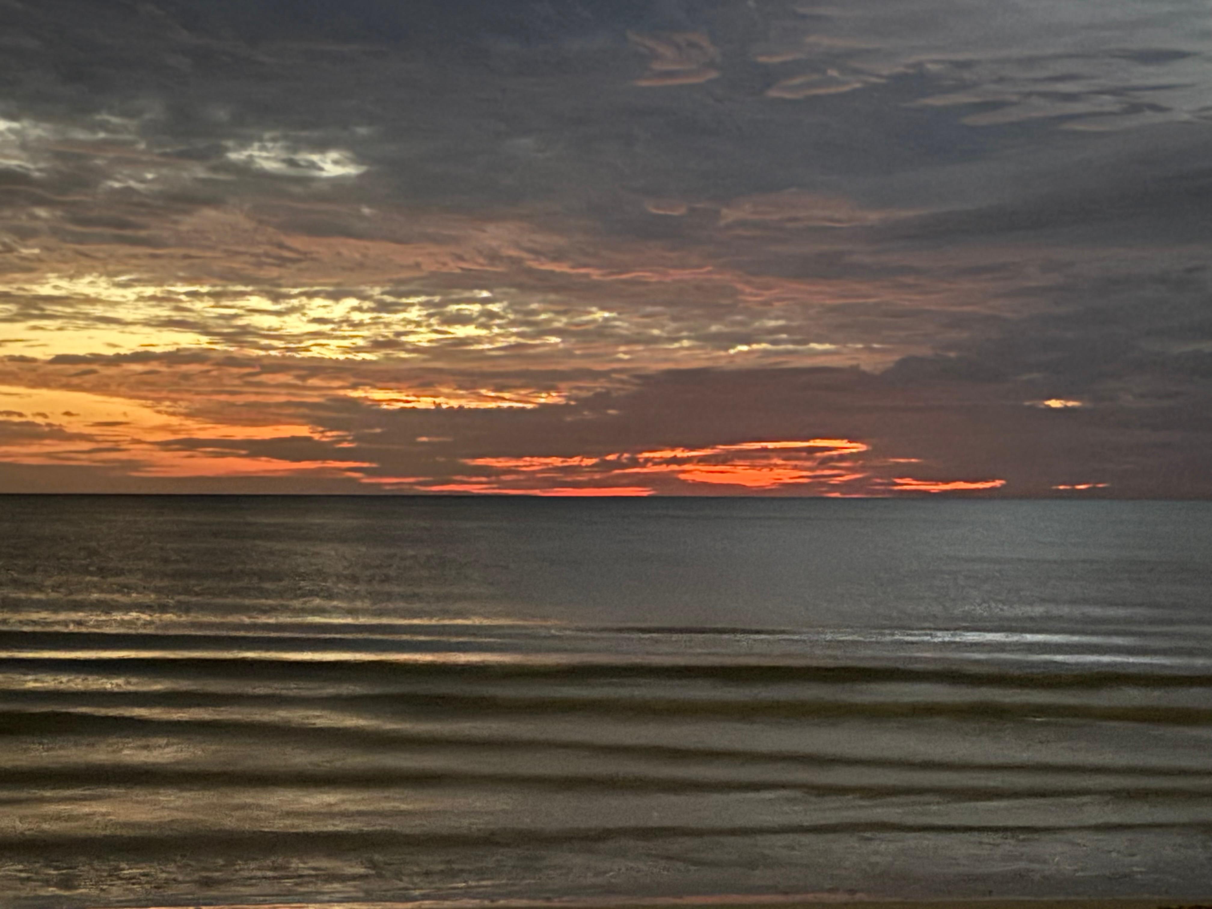 Sunset from our balcony