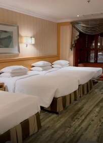 3 twin beds and one single