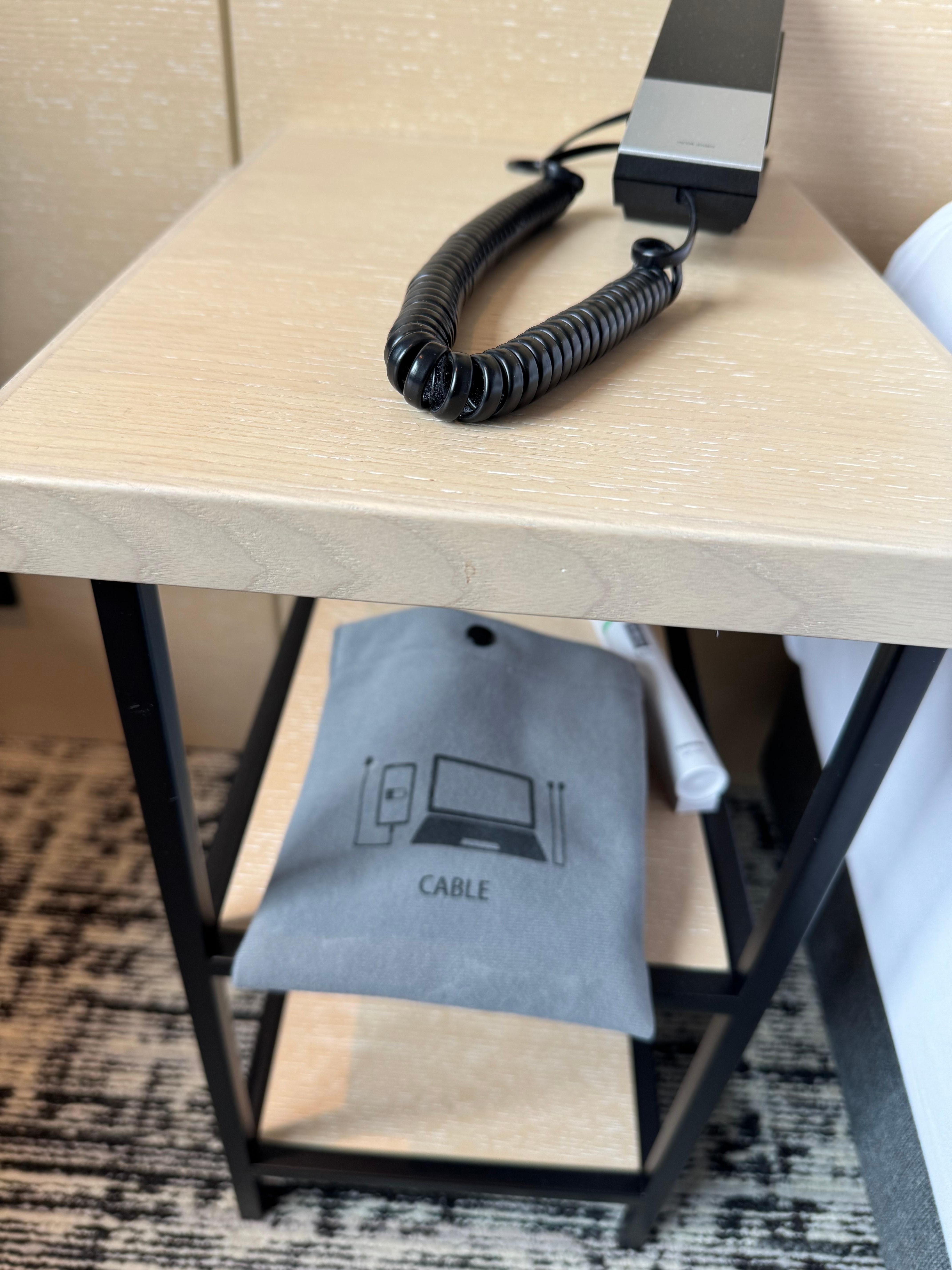 Charger in the room was a life saver!