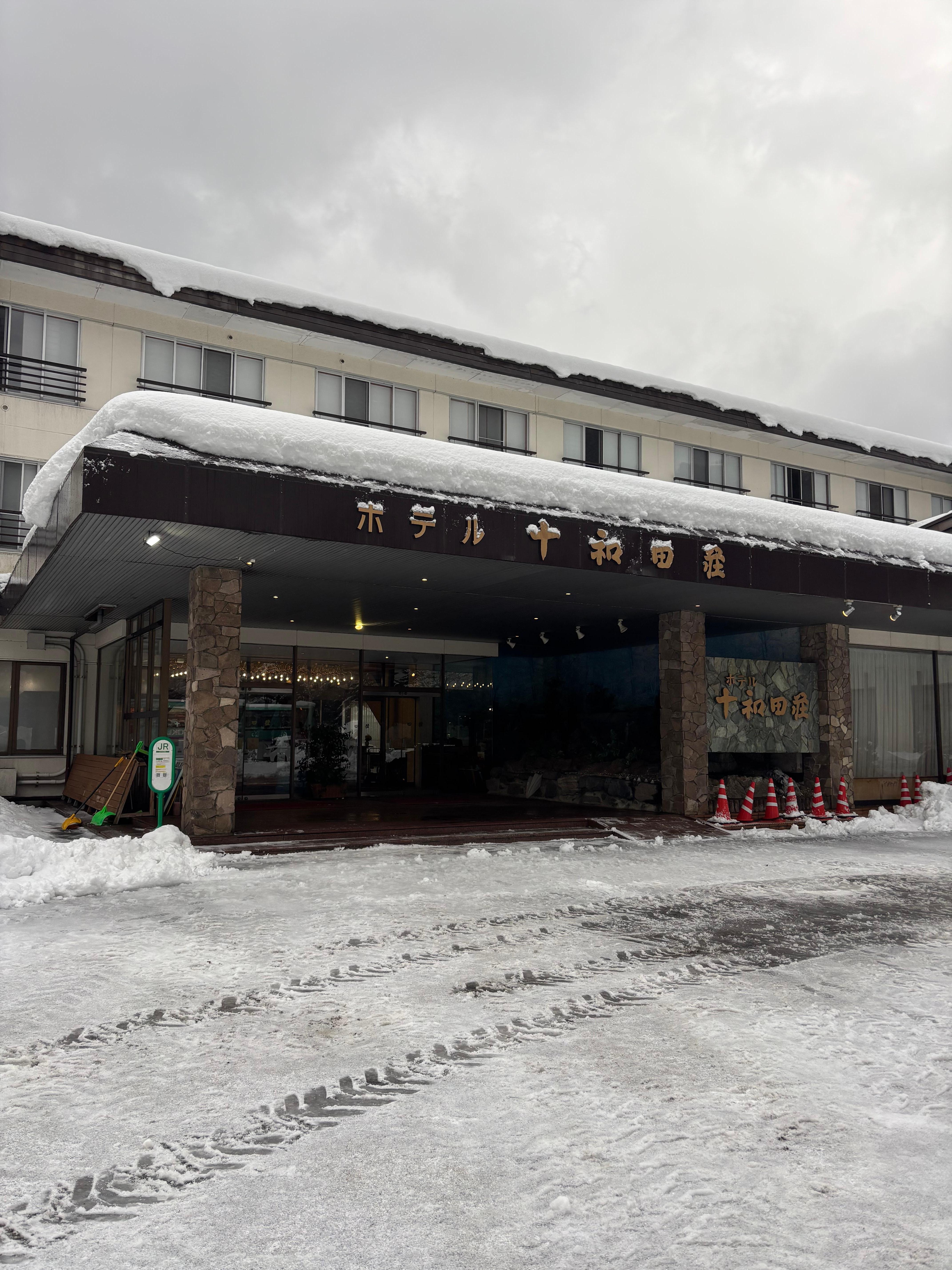 趣きのあるホテルの玄関