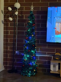 My pop up Christmas tree.