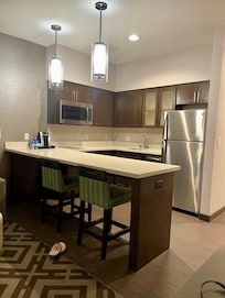 Kitchen at Homewood Suites Hilton LAX. November 2025