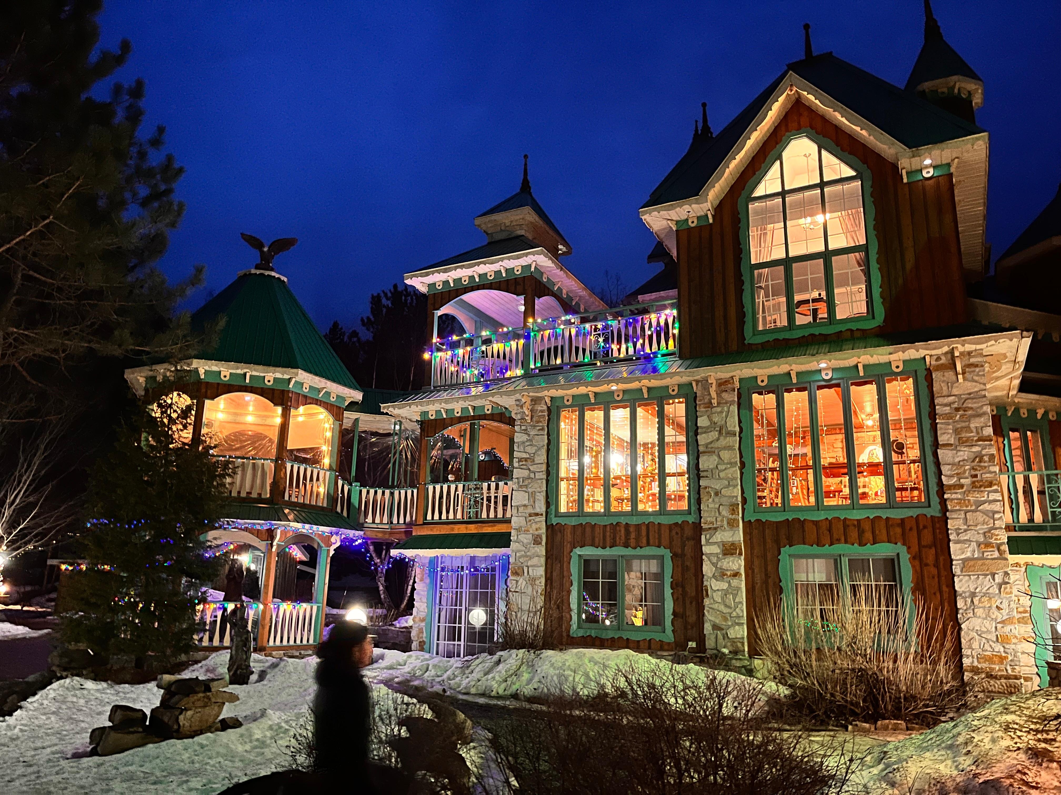 Vue de l’extérieur en avril