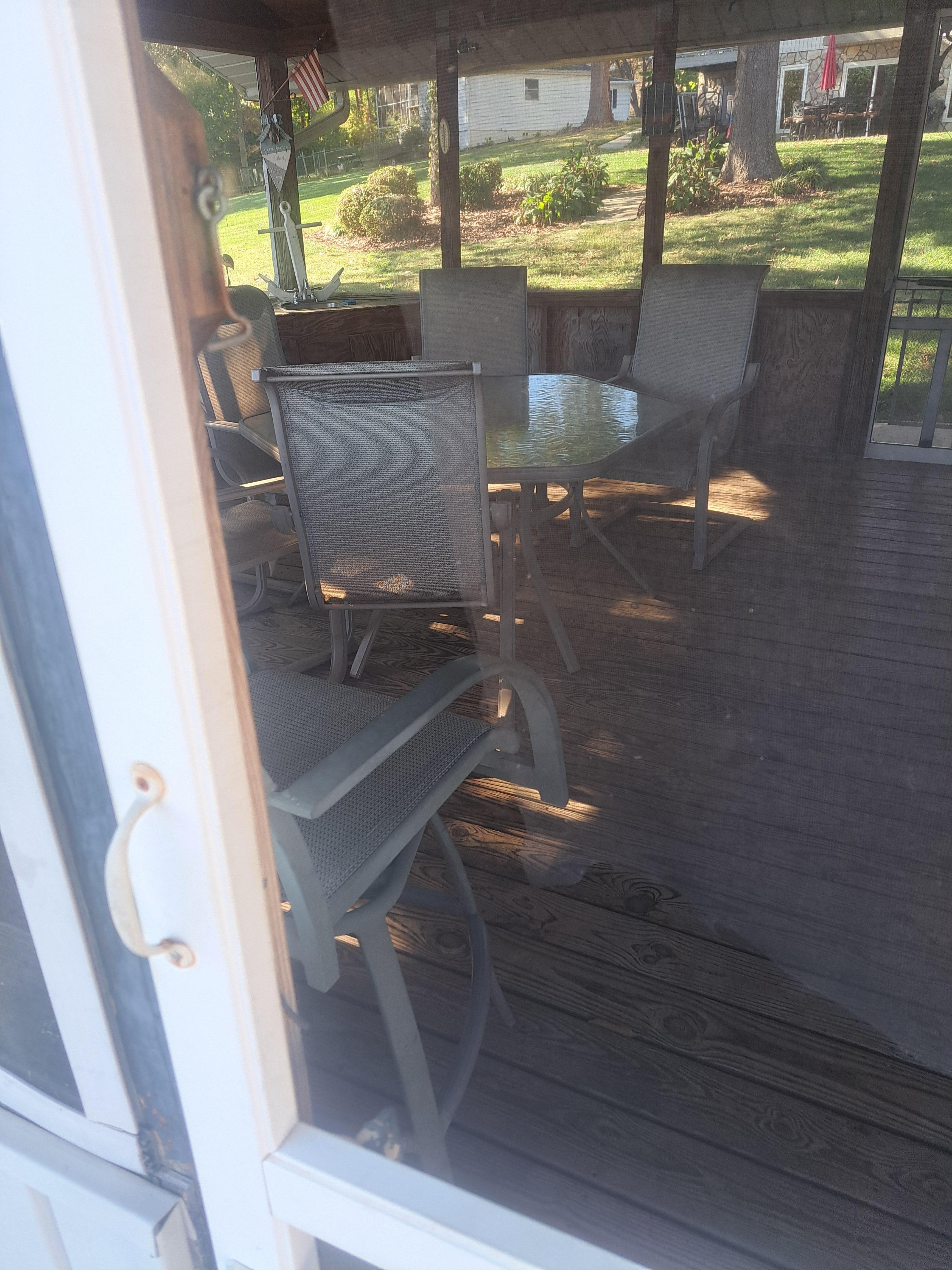 Porch screen door