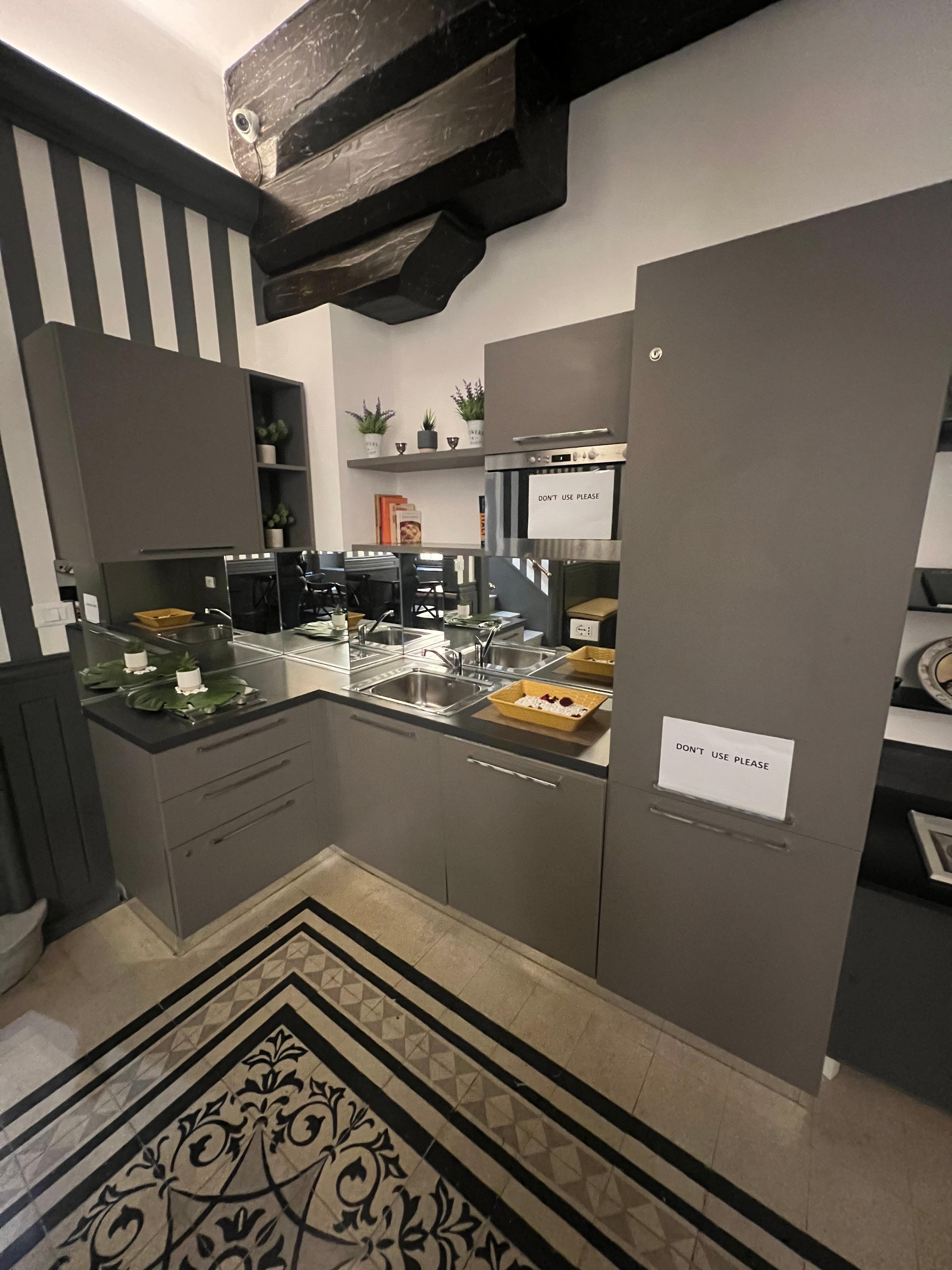 Kitchen off limits to guests