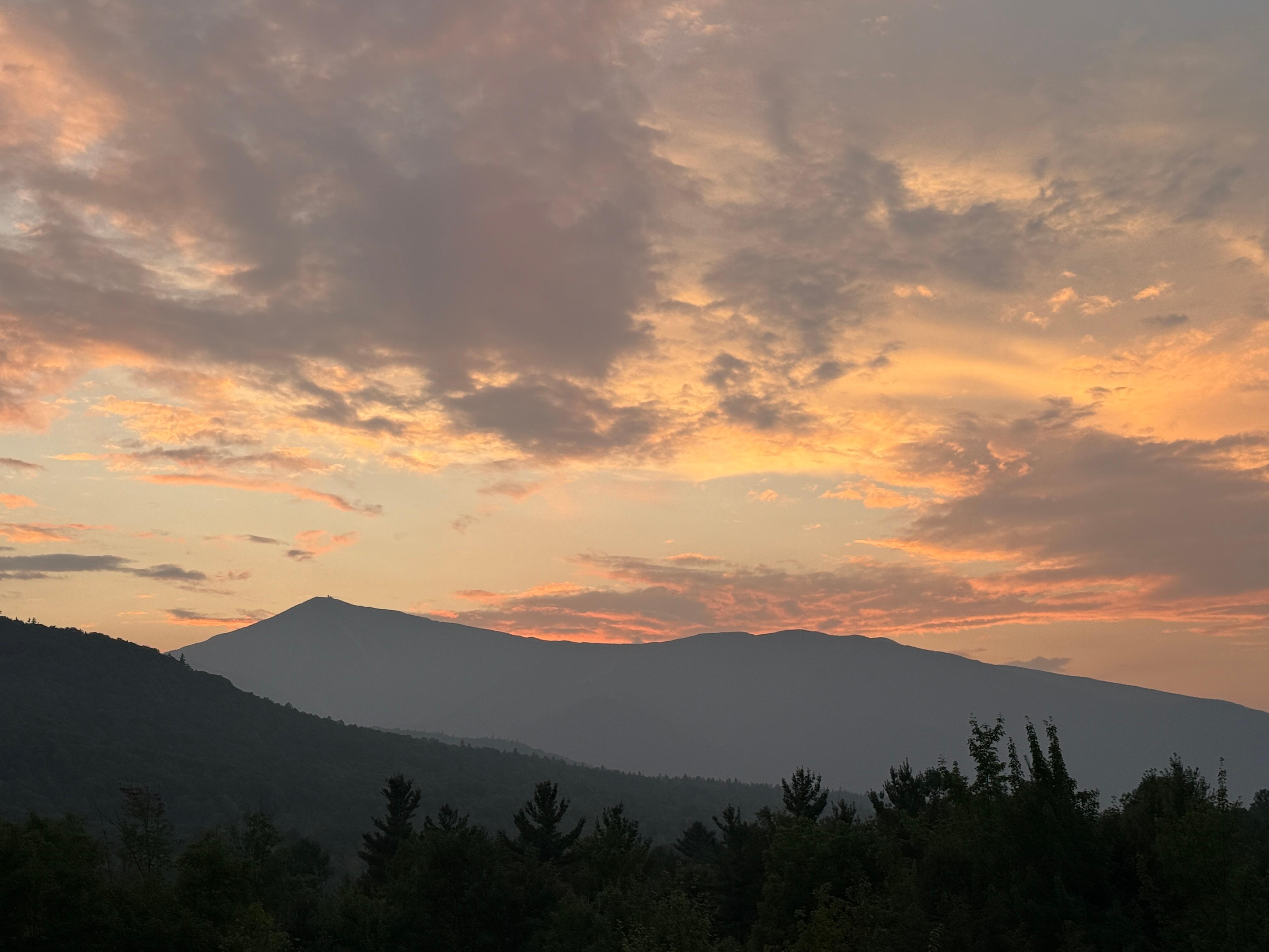 Photo of Whiteface Mountain from the back deck