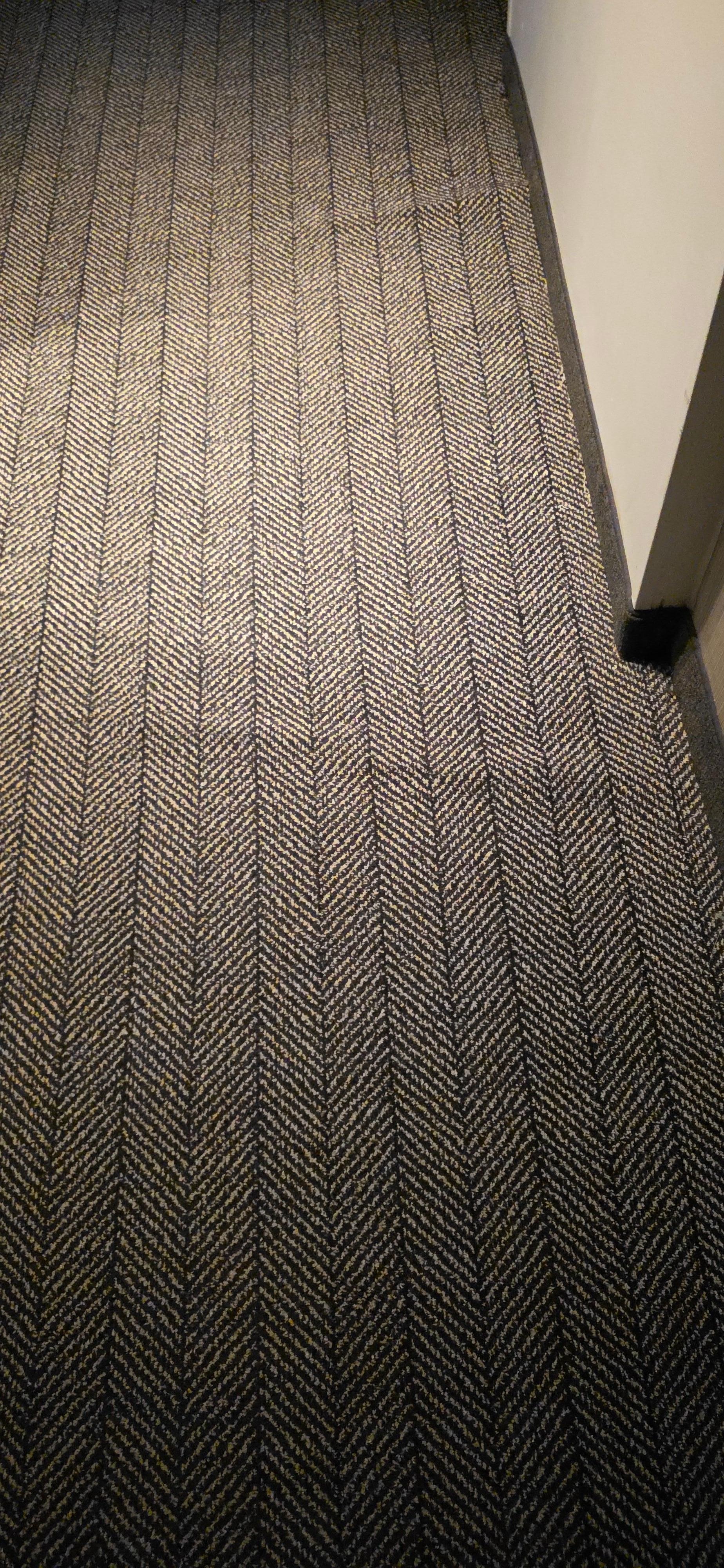 Wrinkle in the carpet to trip over