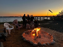 Bonfire on the beach