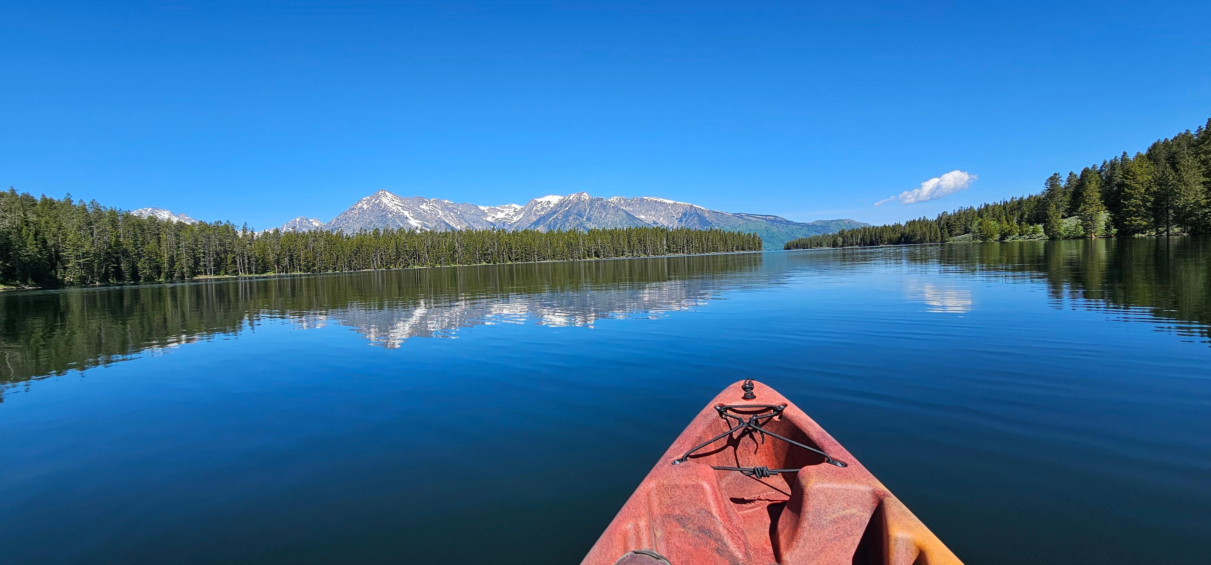 Kayak rentals at Colter Bay Marina