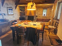 Dining and living area