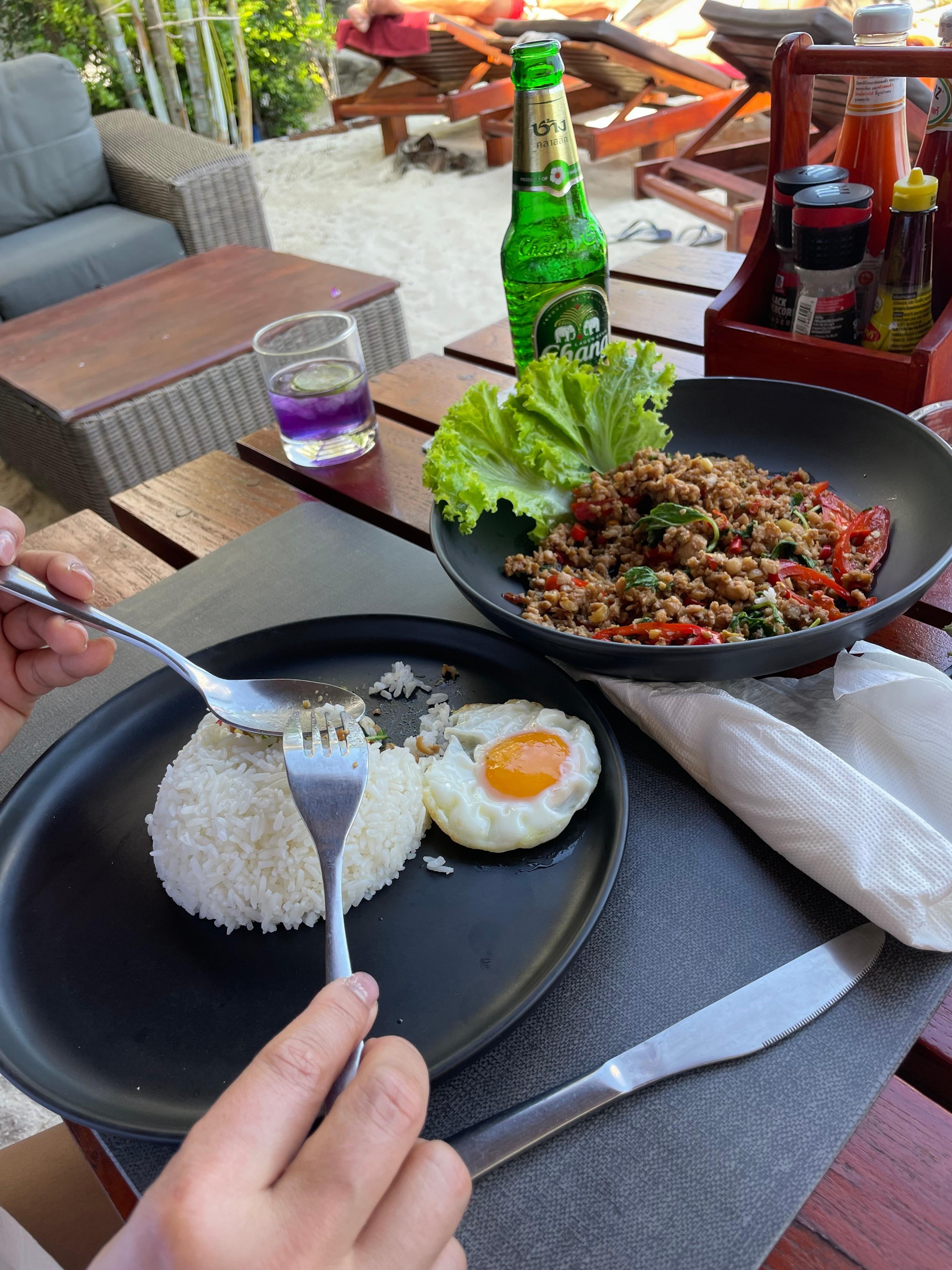 Lunch på restaurangen