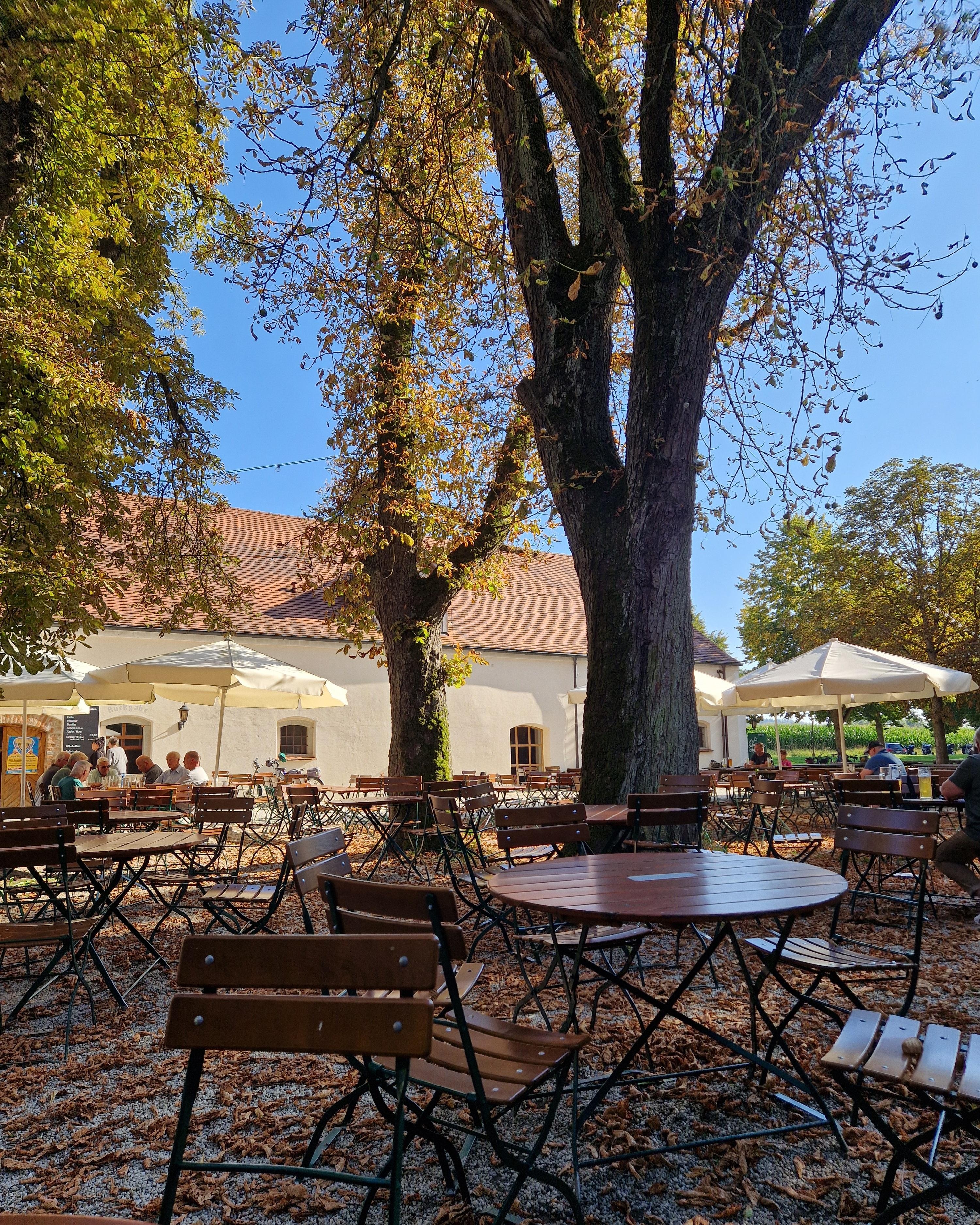 Leuk terras om iets te eten en drinken.