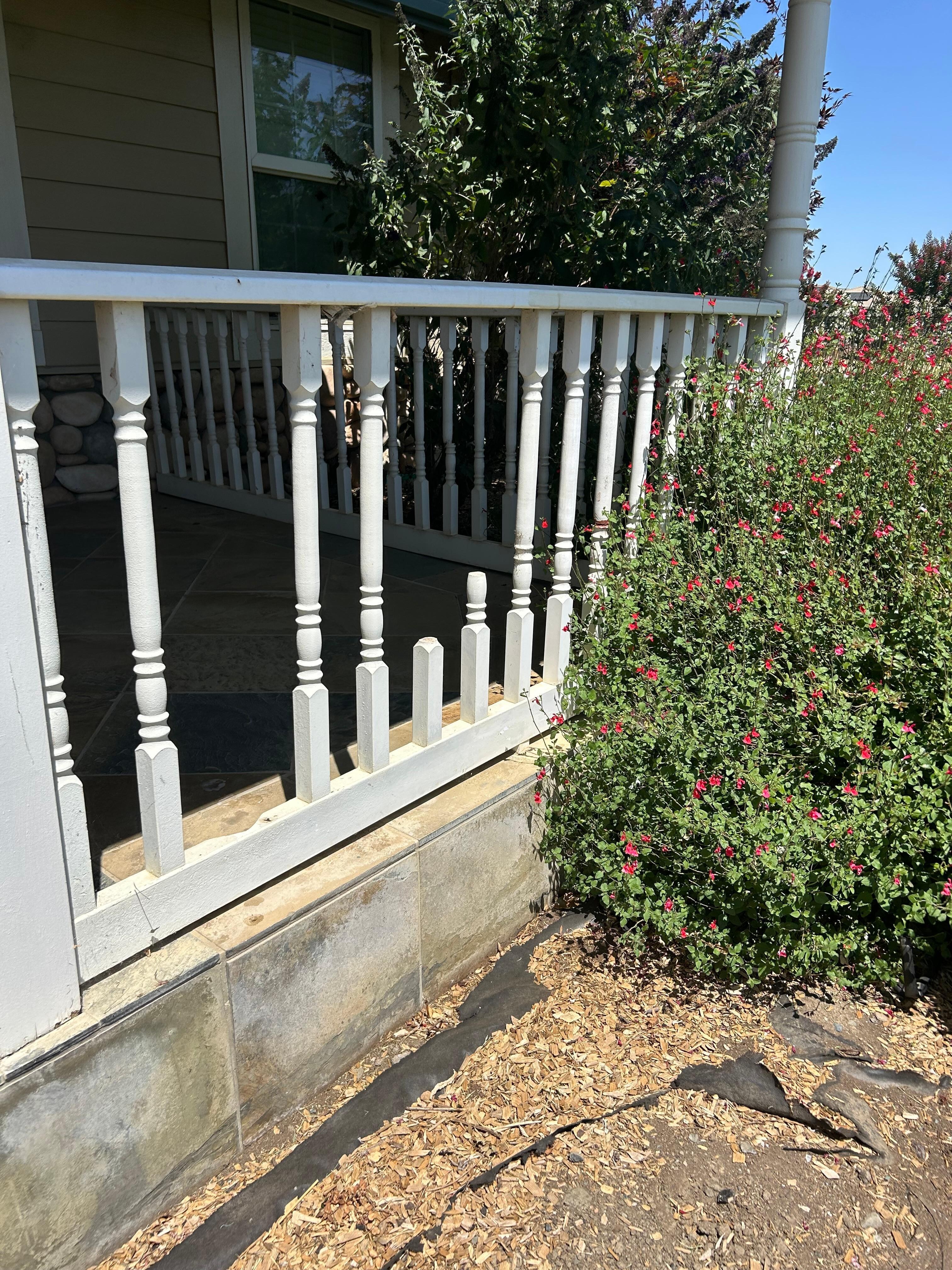 Front railing
