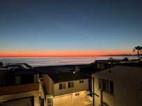 Magic sunset from balcony