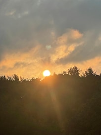 Sunrise from the deck