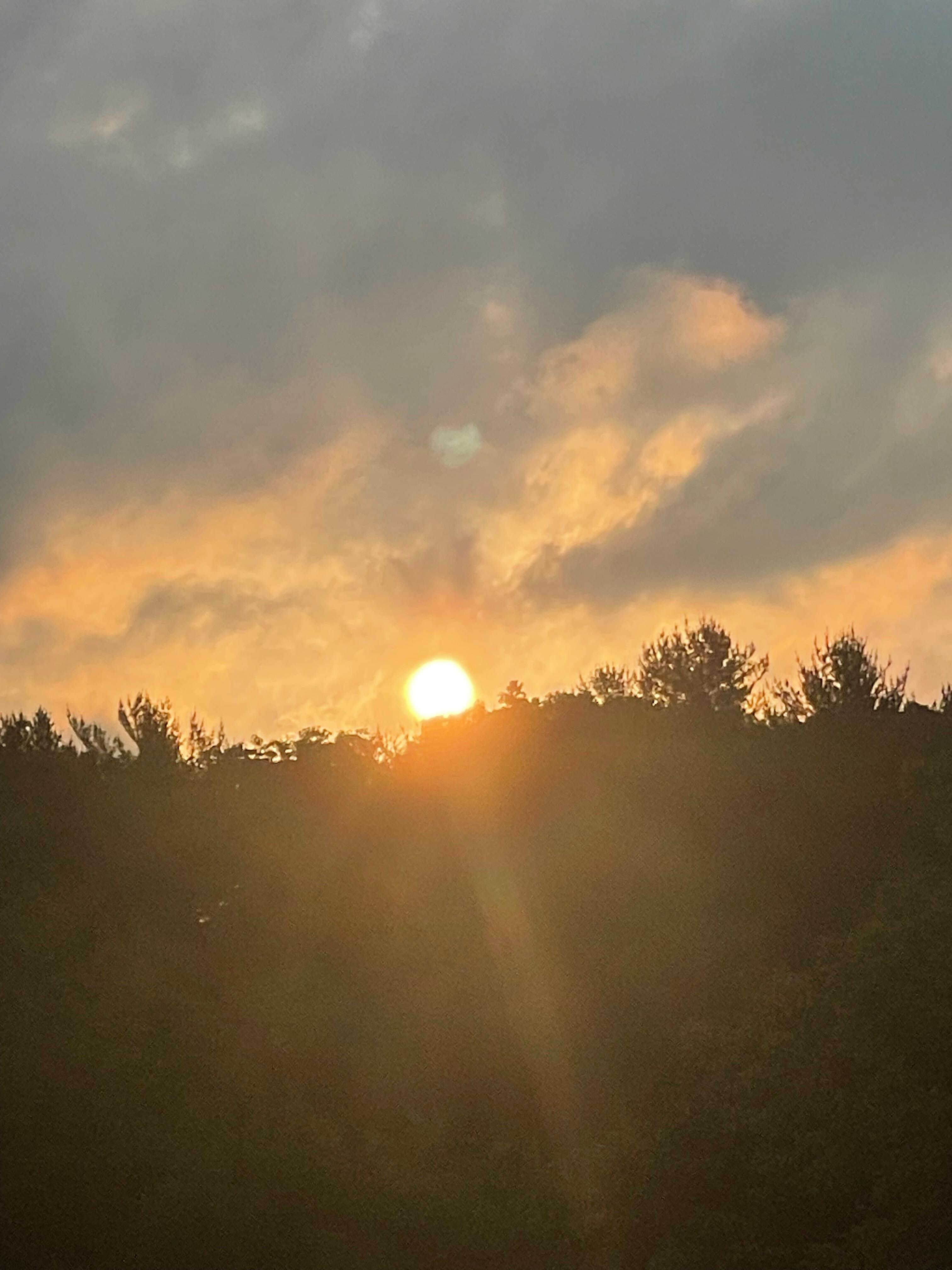 Sunrise from the deck
