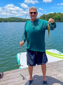 Small Crappie but we caught several good size catfish.