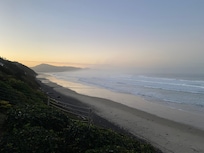 Sunrise view from the deck