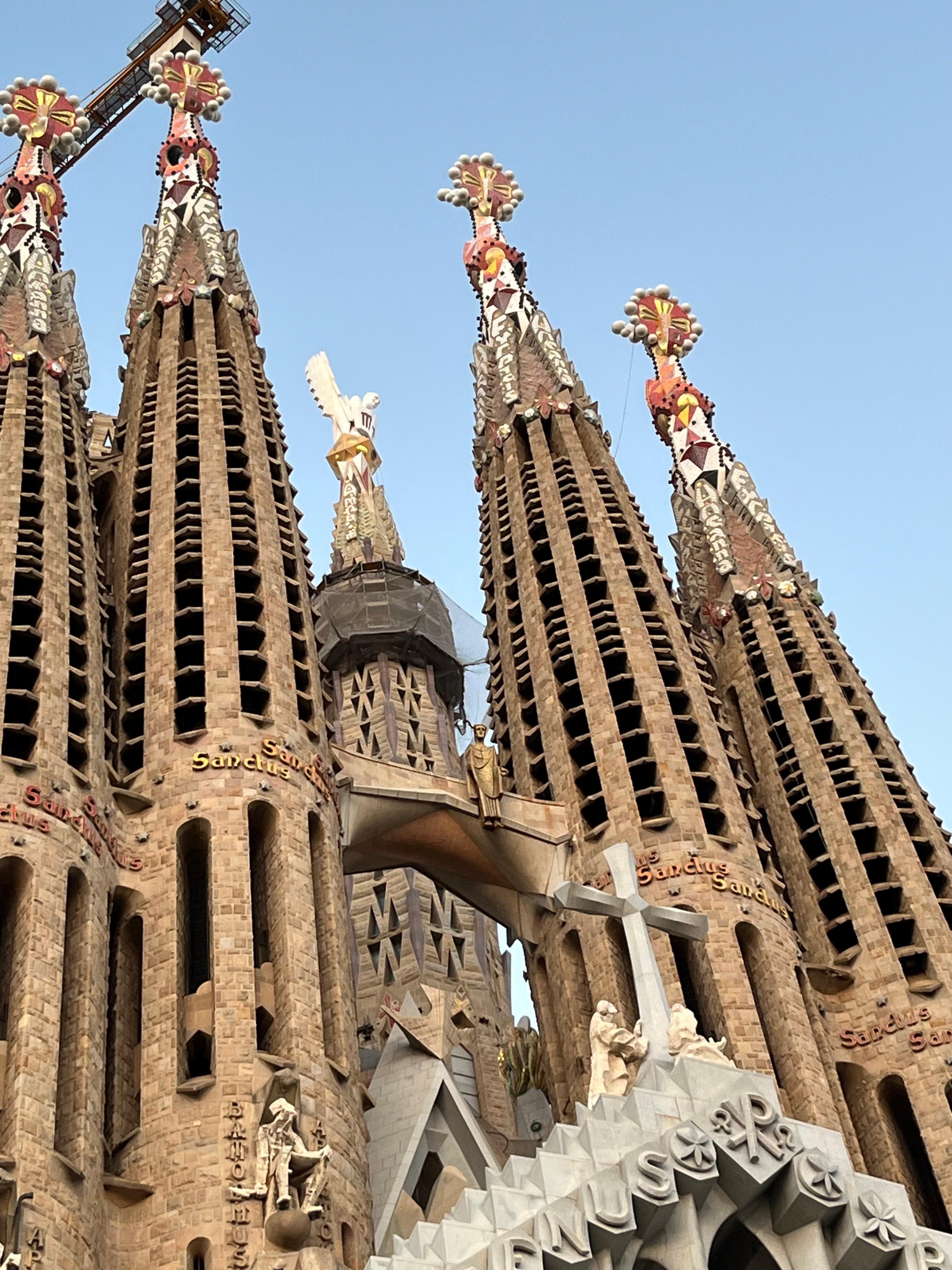 Sagrada Família. Arquitetura única de Gaudi.