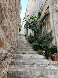 Stairs up to the apartment (~110)