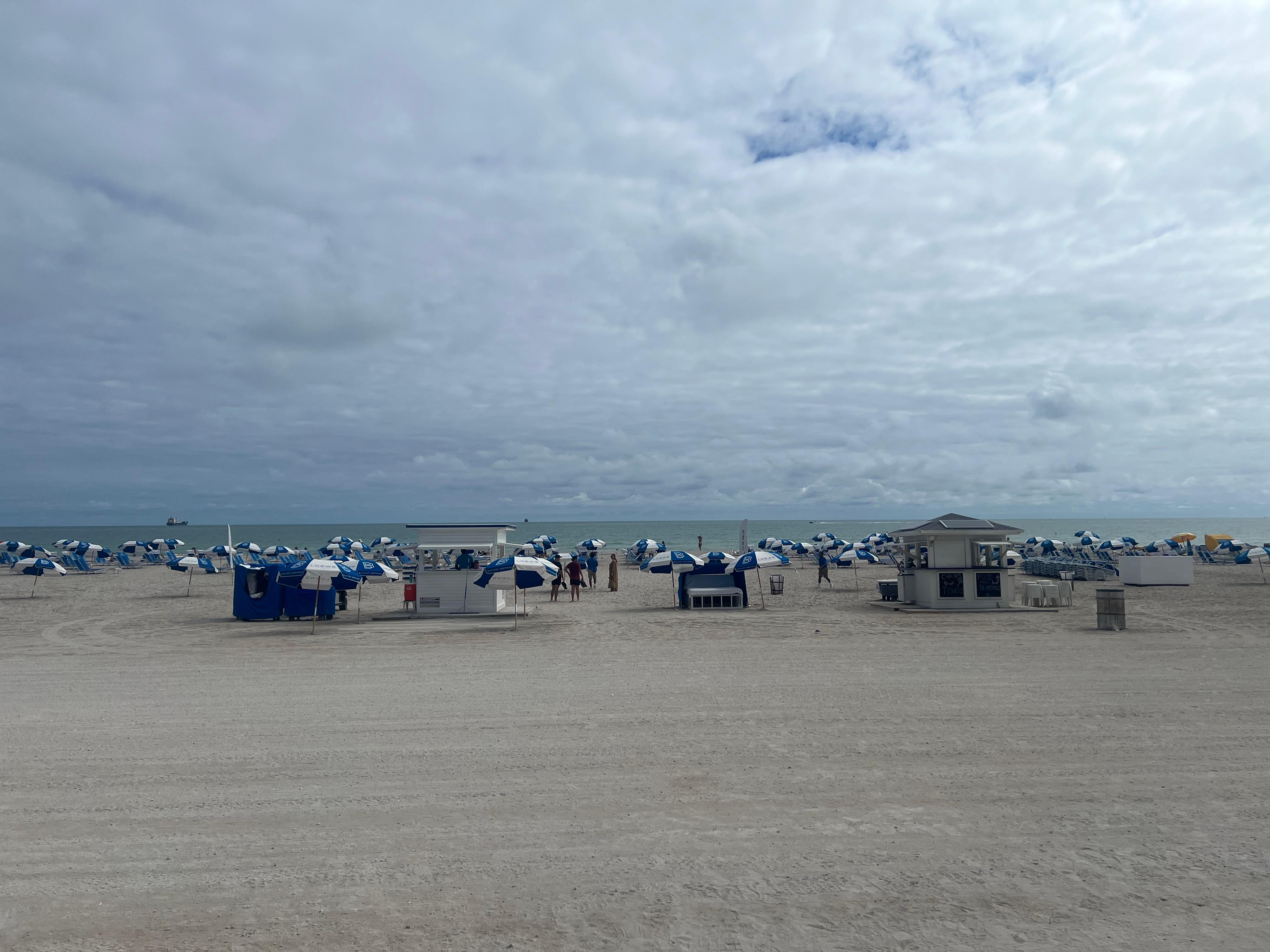 The beach and chairs in front of lowes mthat we were allowed to use. Just a few minutes walk