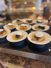 Kadaif with goat cheese