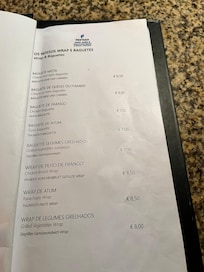 Menu page 2